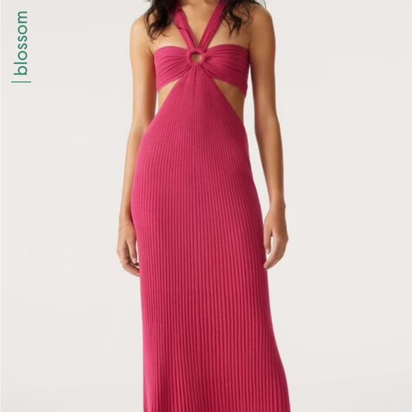 Ba&sh pink midi dress a lot of stretch! Fits an XS BNWT - Picture 10 of 11